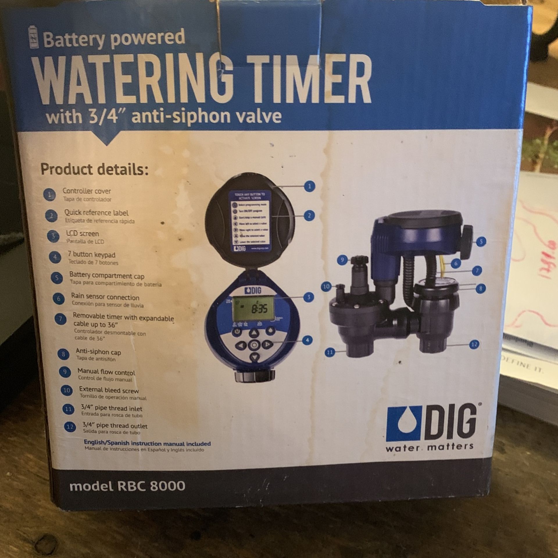 Battery Powered Water Dispenser For Pools .