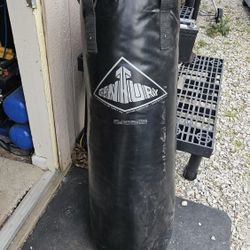 Eighty pound punching bag