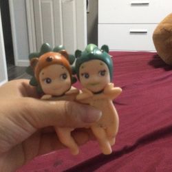 2 handmade custom sonny angels (+ freebies) 