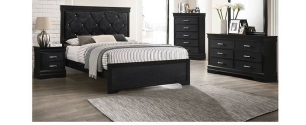 4 piece king size bedroom set