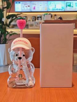 Starbucks new strawberry bearista cup