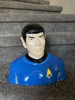 New Star Trek The Original Series Spock Cookie Jar • Westland 2011