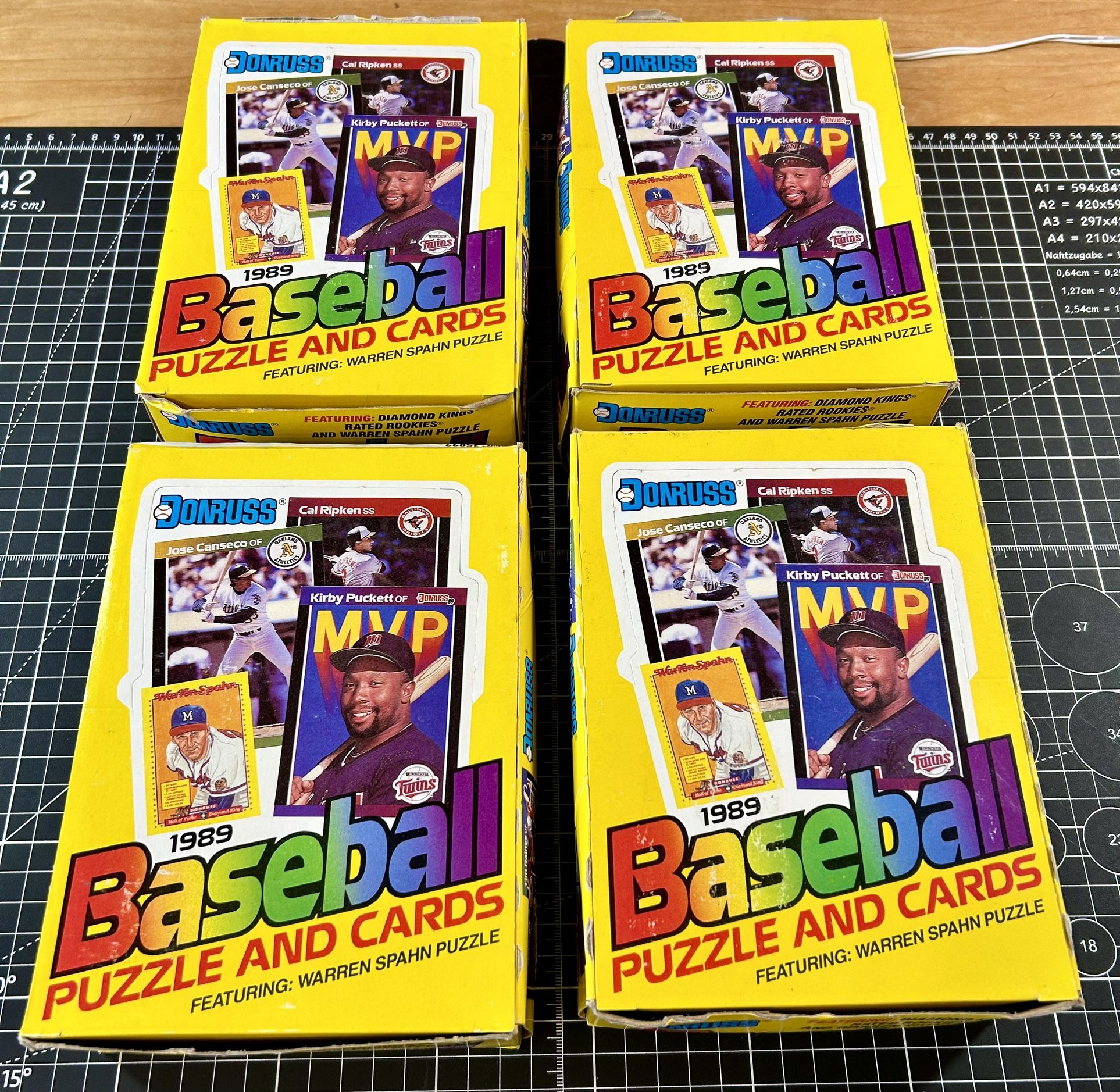 1989 Donruss Baseball Card Wax Boxes 