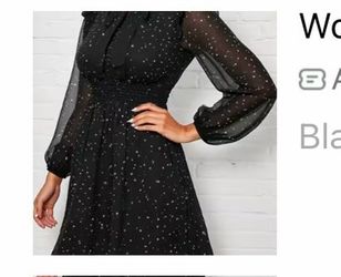 Black dress XL