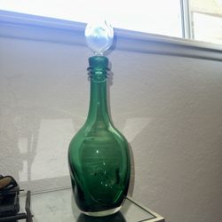Carl Erickson Vintage Glass Green Turquoise Rare