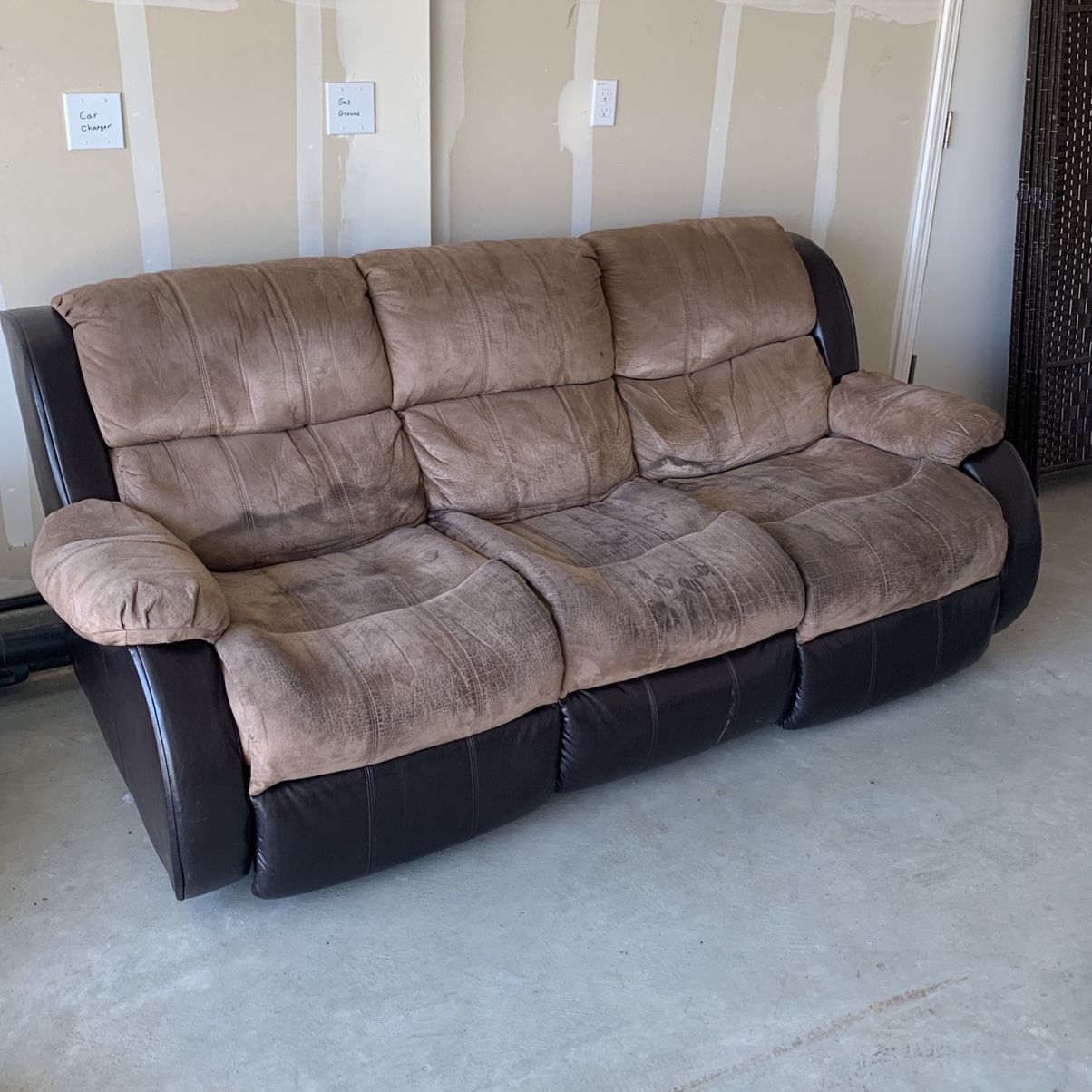 3 seat sofa recliner