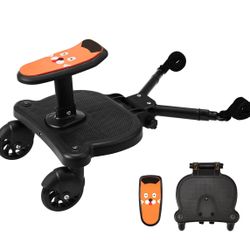 Tiny GOGO Stroller Board 2-in-1 Buggy Board with Detachable Seat Standing Board