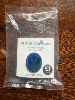 Commemorative Royal Wedding pin