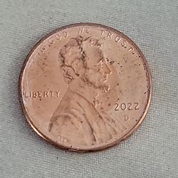USA Lincoln Shield Cent 2022-D
