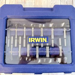IRWIN Marples 8 -Piece Assorted x Assorted Woodboring Forstner bit Drill Bit Set