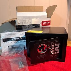 New in Box Union #62981 Safe Company 0.19 cubic ft. Electronic Digital Safe 
