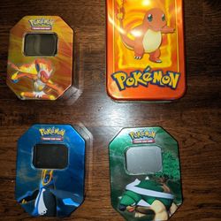 Pokemon Tin Containers