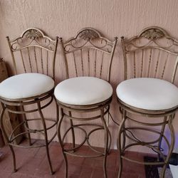 Vintage  Bar High  Roller Seat Chair