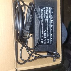 42V charger for ebikes. 5mm barrel plug-in