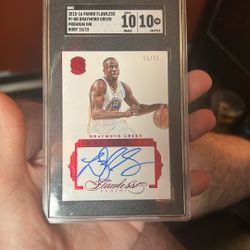 Draymond Green Flawless Auto 15/15 On Card Warriors 