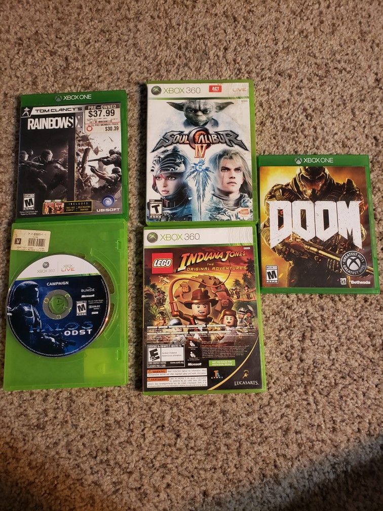 XBOX 360 and One Games