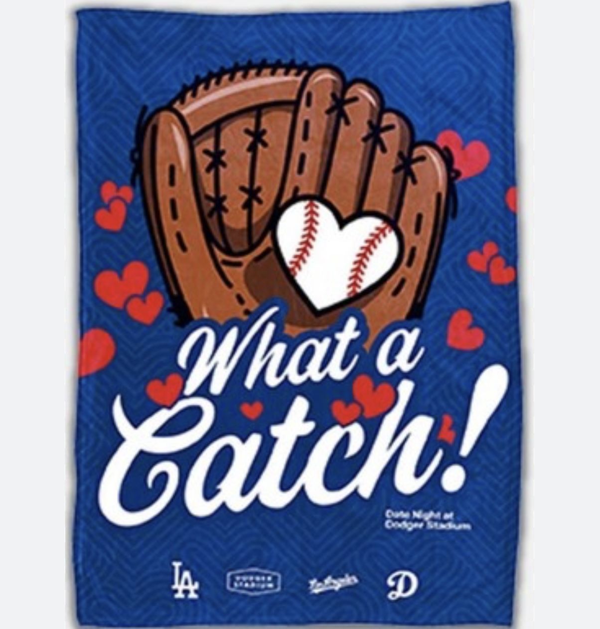 Dodgers What A Catch Date Night Blanket 2025,All Products : American Fashion Style Bags On Sale