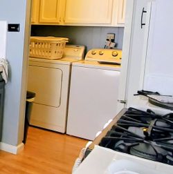Washer and dryer