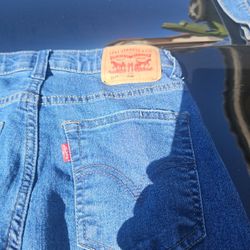 Kids Levi Jeans Size 14 Regular Straight Leg