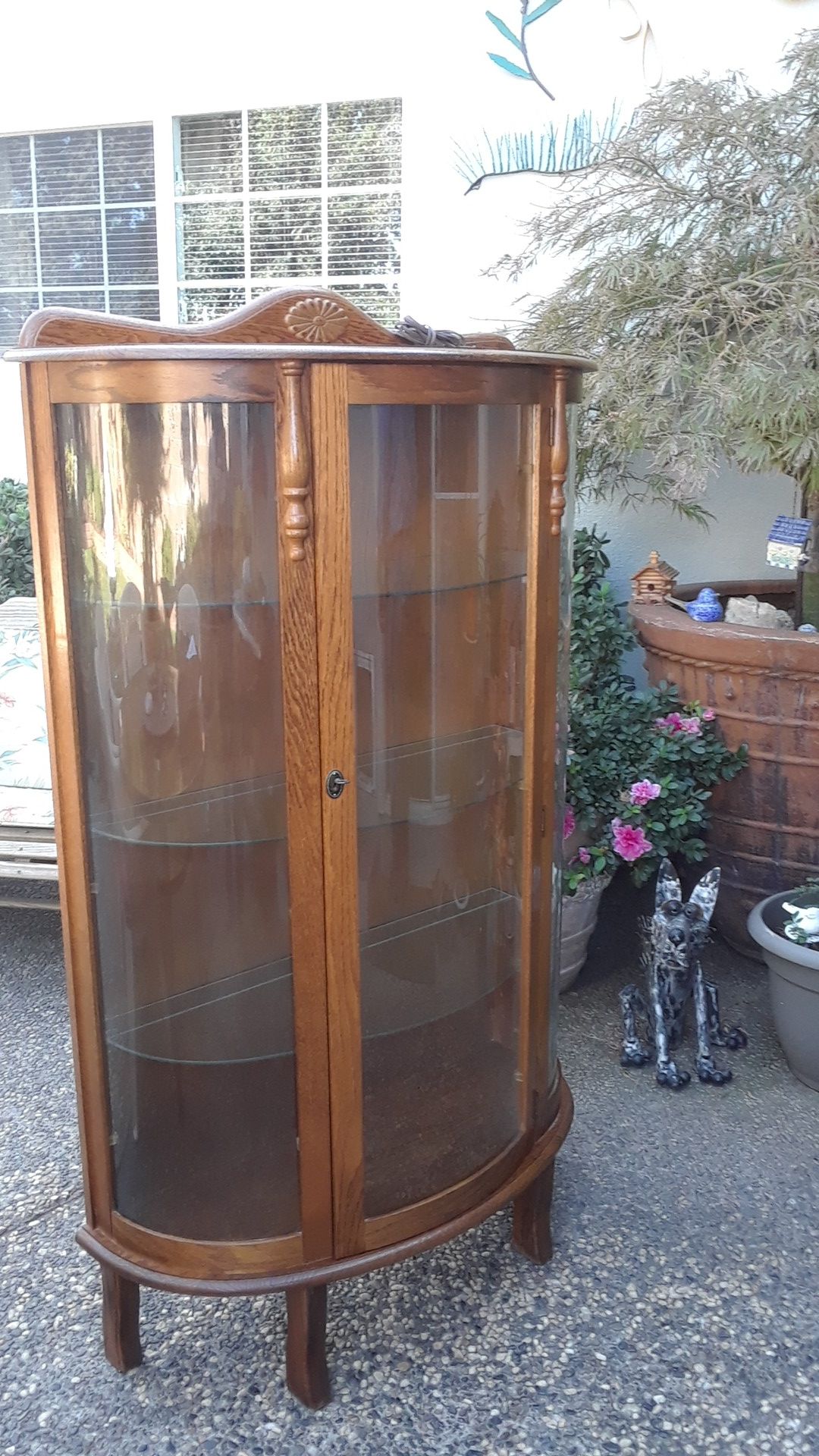 Solid oak storage cabinet beautiful piece of furniture