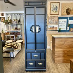 Black Tower / Armoire / Pantry Storage / Wardrobe