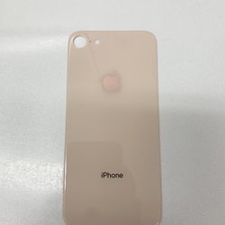 iPhone 8 Back Glass Big Hole Part - Gold