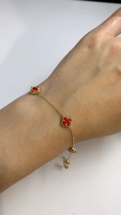 14k Clover Bracelet