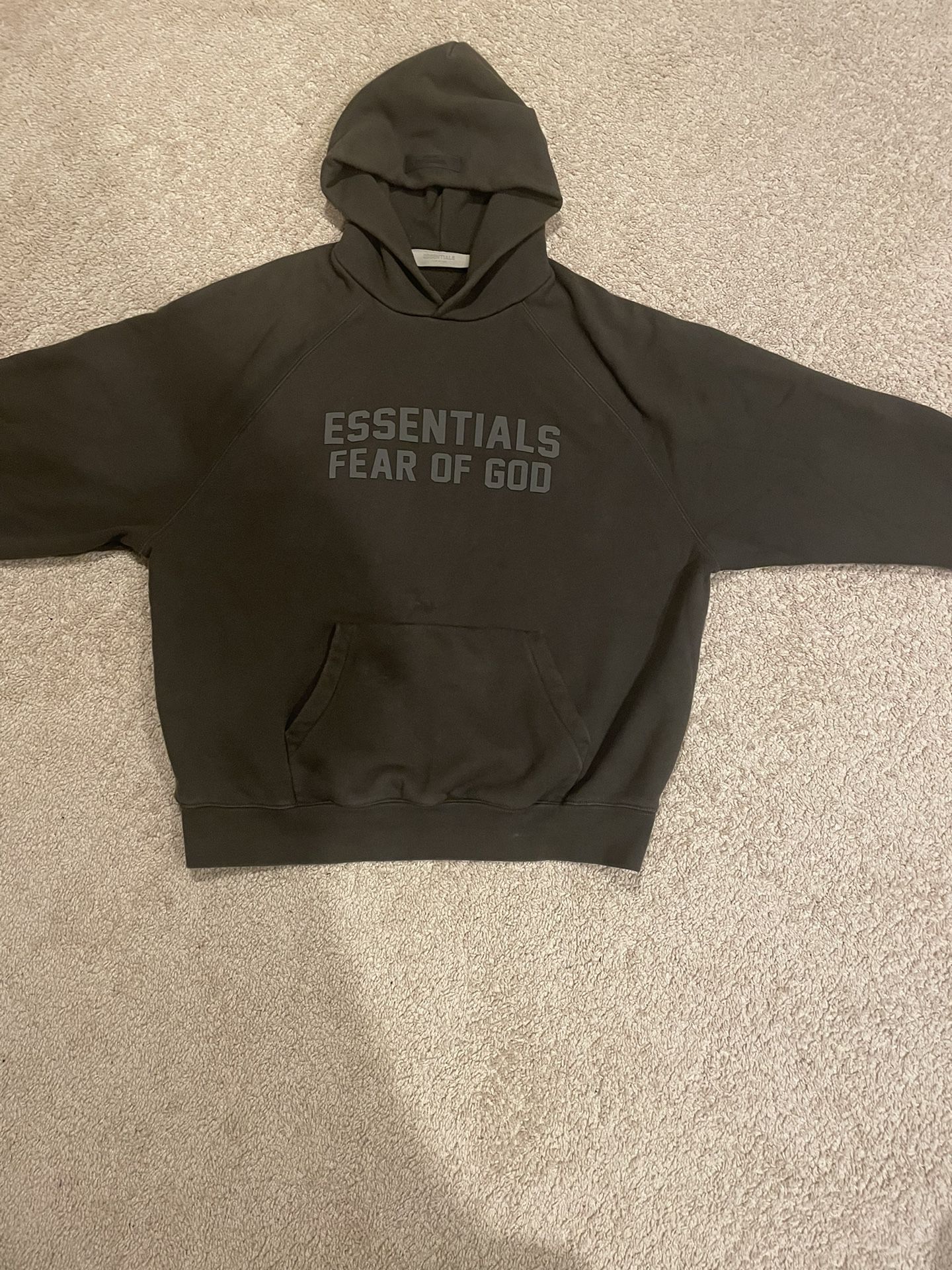 Fear of God Essentials Hoodie Off Black 
