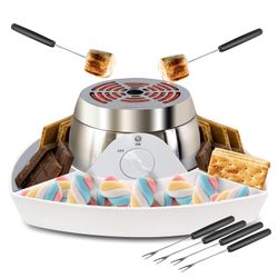New Indoor Tabletop S'mores Maker Kit, Indoor S'mores Kit, Tabletop S'mores Maker, Flameless Electric S'mores Maker, Electric S'mores Maker, Toaster.