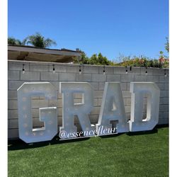 GRAD Marquee Letters 