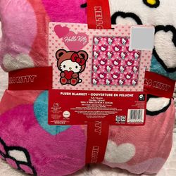 Hello Kitty Valentines Day Blanket