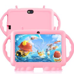 Kids Tablet, 7 inch Android 11 Tablet for Kids, 3GB RAM 32GB ROM, Toddler Tablet with Bluetooth, WiFi, Parental Control, Dual Camera, GMS, Shockproof 