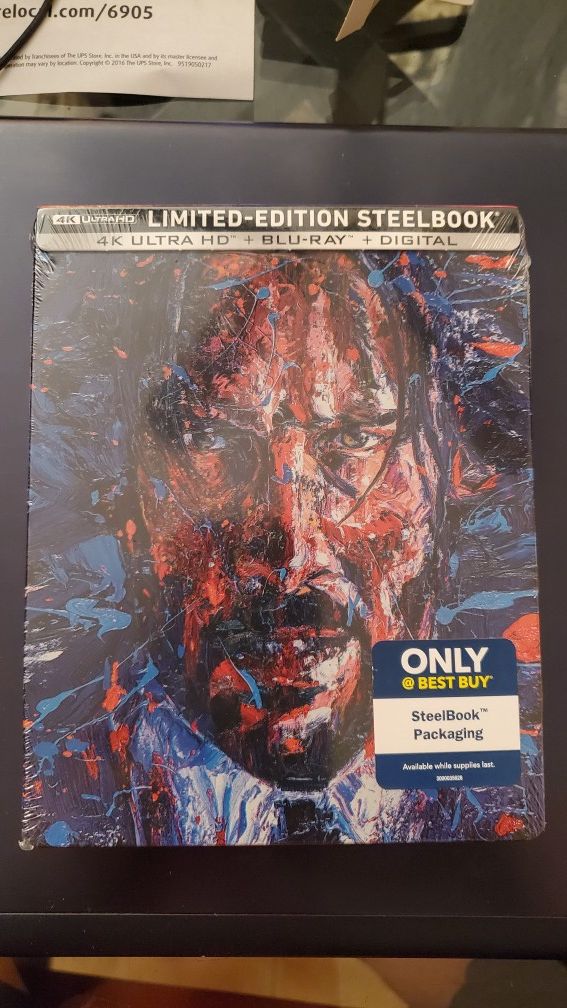 John Wick Chapter 3 Parabellum 4K Steelbook