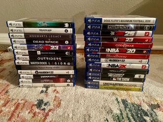PS5 Games (see individual prices below- price for all together is $375)