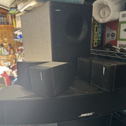 Bose Acoustimas With Center Speaker