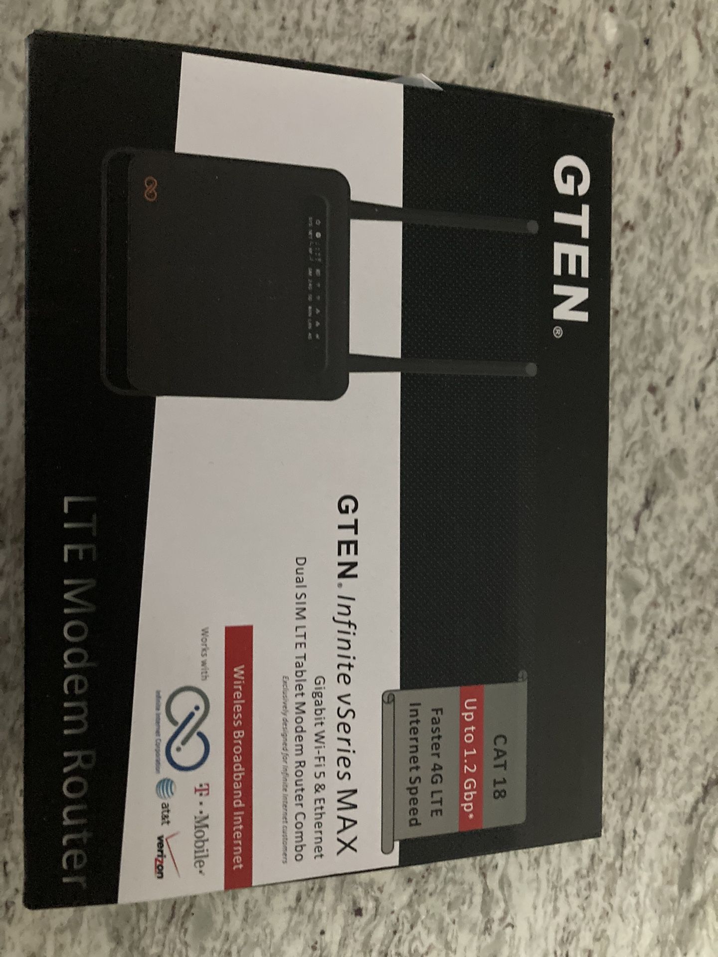 Hush Speed Router And Sim Card