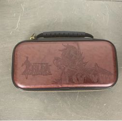 Nintendo Switch Game Traveler Deluxe Faux Leather Carrying Case - Zelda