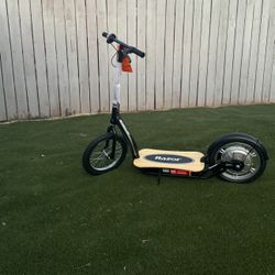 Scooter EcoSmart SUP Electric Scooter - 16" Air-Filled Tires, Wide Bamboo Deck, 350w High-Torque Hub-Driven Motor, Up to 15.5 mph & 15.5 Miles Range, 