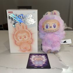 POP NOW - BIG INTO ENERGY LABUBU “LUCK” (PURPLE) 💜 100% AUTHENTIC
