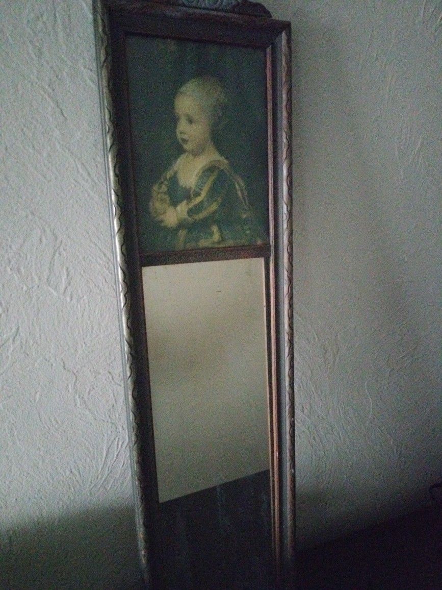 Antique Mirror It's At Least 70 Years Old