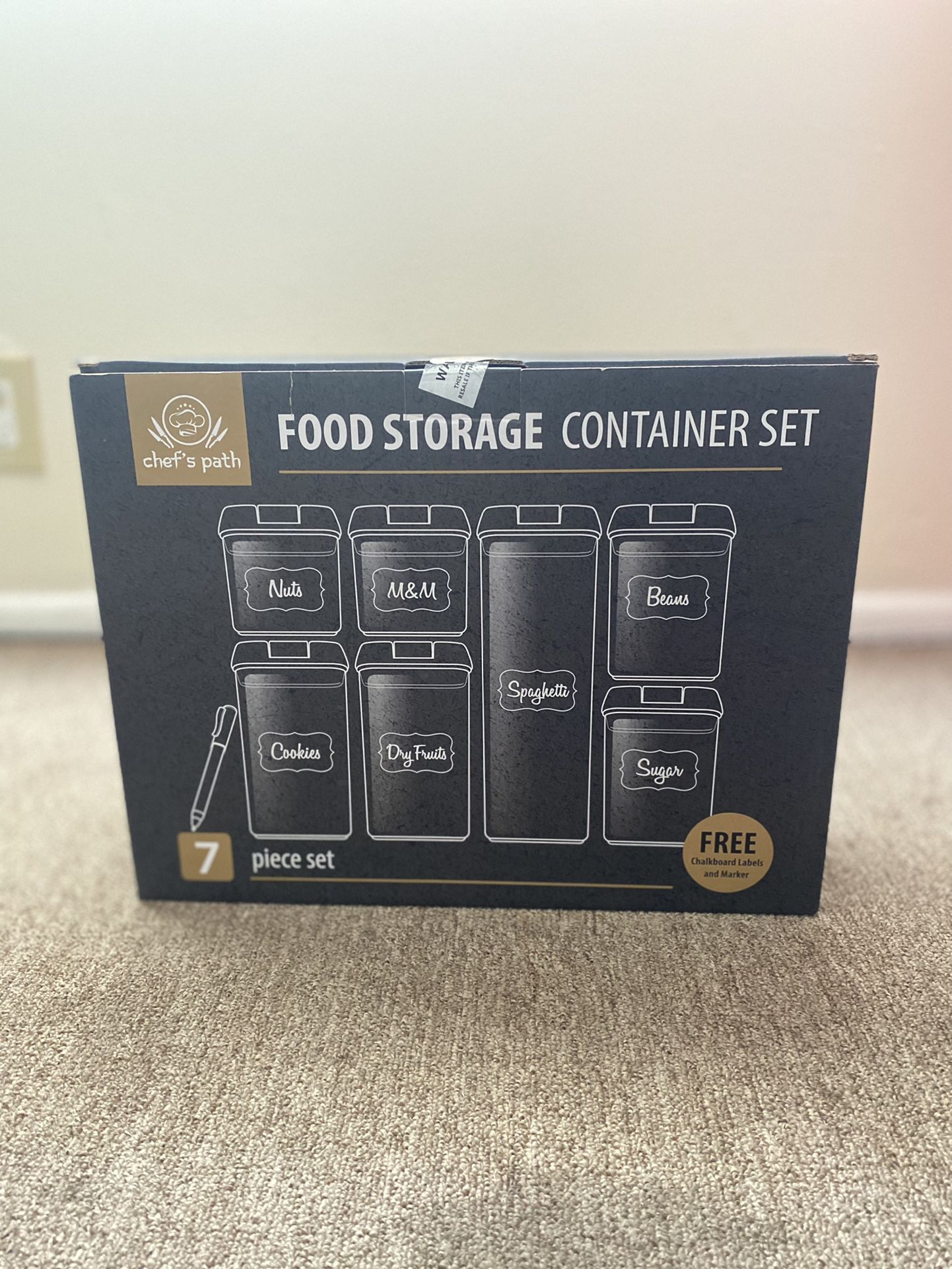 Chef's Path Airtight Food Storage Container Set - 7 PC Set