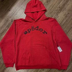 Burgundy VVS Spider Hoodie