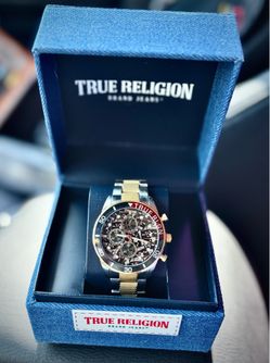 True Religion Buddha Chronograph Bracelet Watch