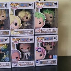 One Piece, Dragon Ball And More Funko Pops(READ DESCRIPTION)