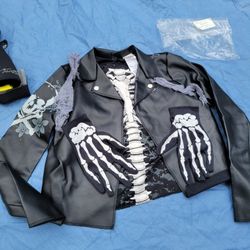 HALLOWEEN COSTUME!!!! Rocker/skeleton Costume