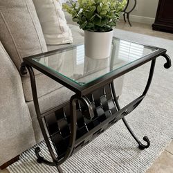 Wrought Iron  Side Tables 