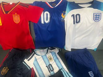 Kids World Cup jersey sets