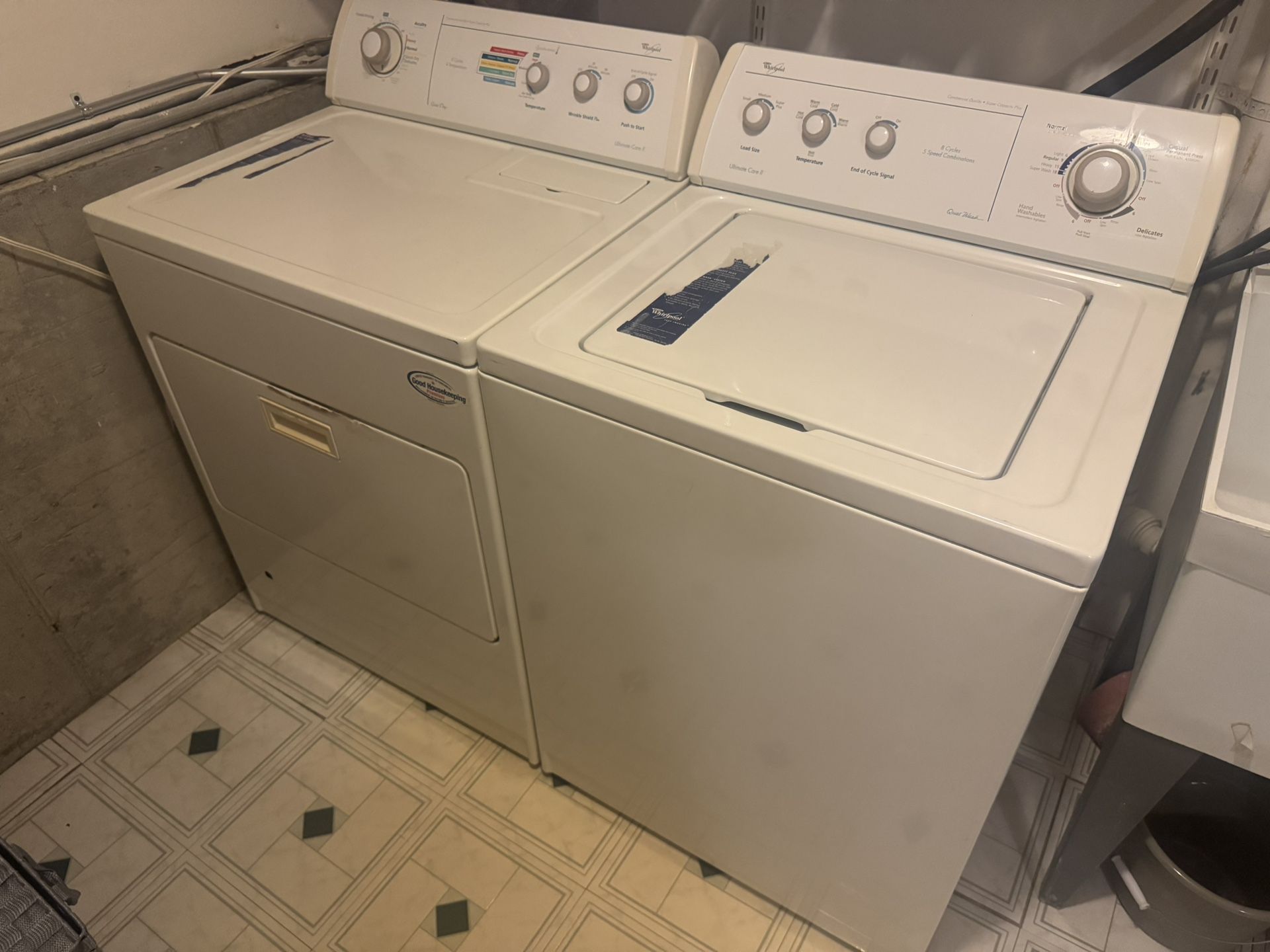 Whirlpool Washer & Dryer (Must Go)
