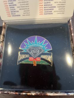 Unique Collectible 75th Diamond Anniversary NFL Pin