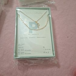 A New Day Necklace 14k Gold Plate